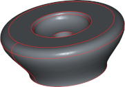 A BRep shape with BSpline surfaces